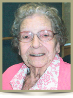 Peacefully at Tall Pines Long Term Care Centre, Brampton, on Monday, October 28, 2013, Esther (nee Morrison) in her 97th year, beloved wife of the late Herb ... - Roberts-Web-copy